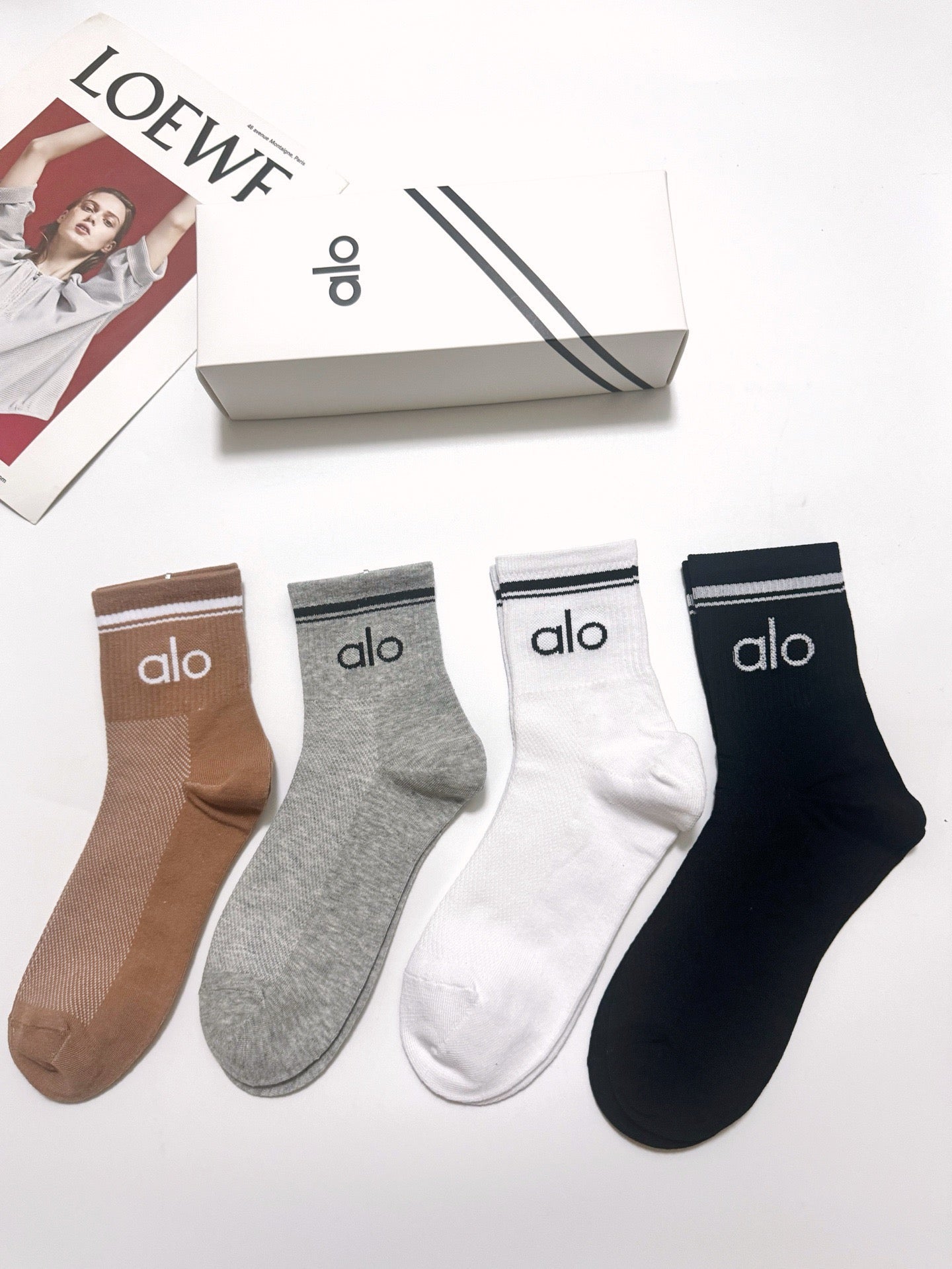 ALO 26S ANKLE SOCKS 410287 (1 BOX)