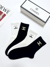 CHANEL 26S CREW SOCKS 410300 (1 BOX)