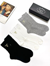 PRADA 26S CREW SOCKS 413919 (1 BOX)