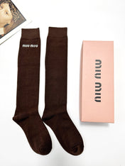 MIUMIU 26S CREW SOCKS 413921 (1 BOX)