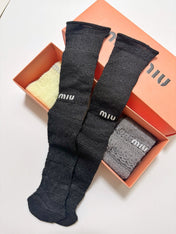 MIUMIU 26S CREW SOCKS 413929 (1 BOX)