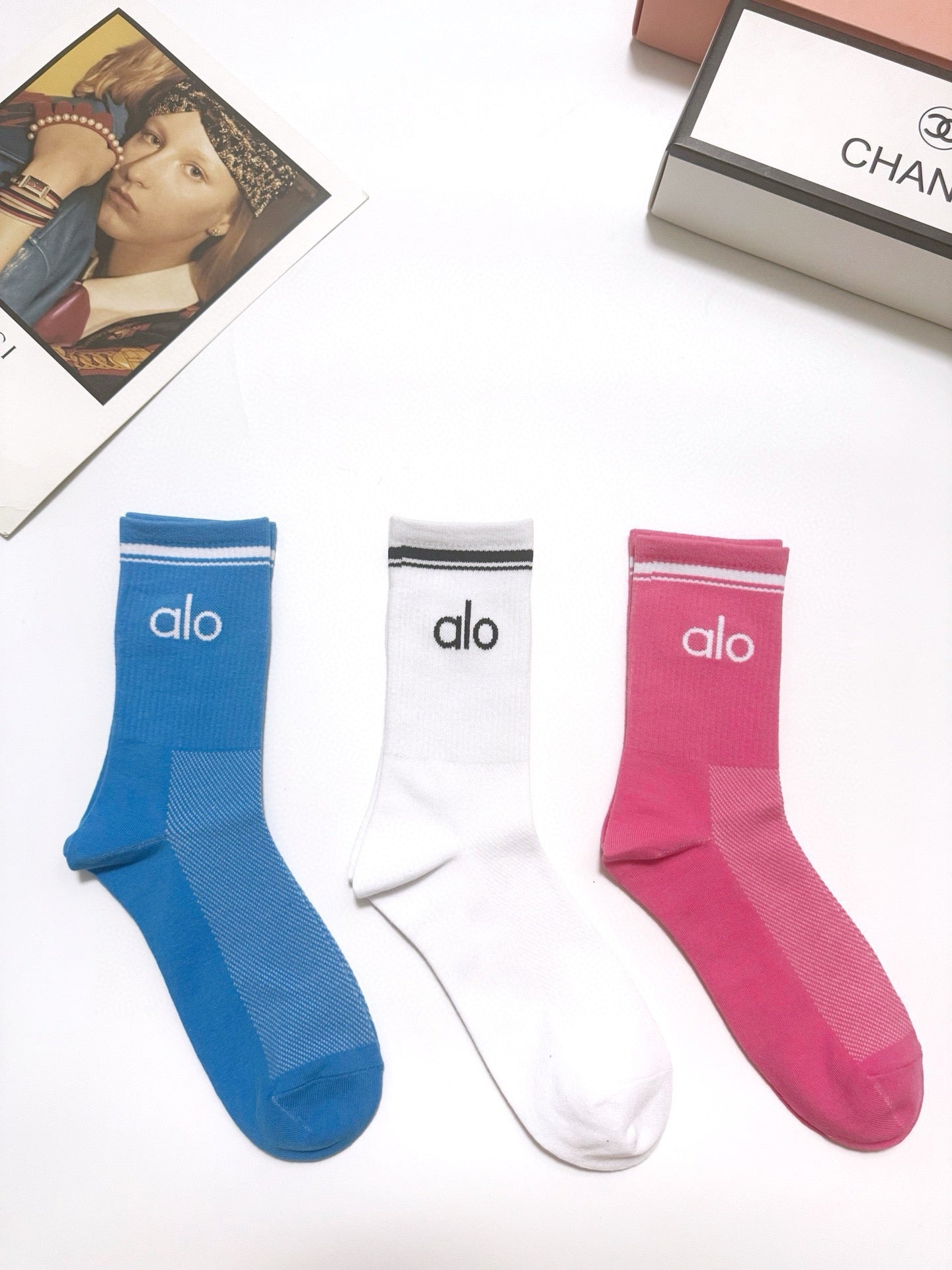 ALO 26S CREW SOCKS 417688 (1 BOX)