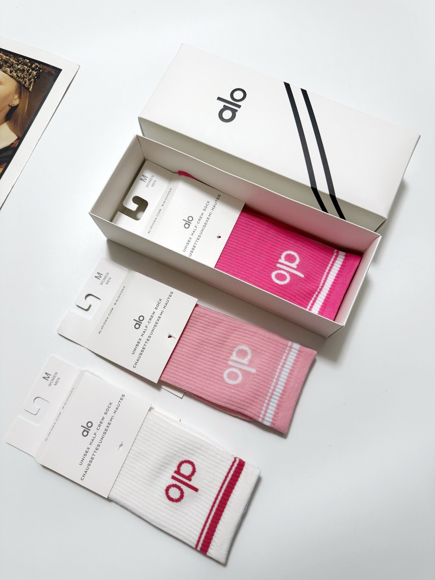 ALO 26S CREW SOCKS 417689 (1 BOX)