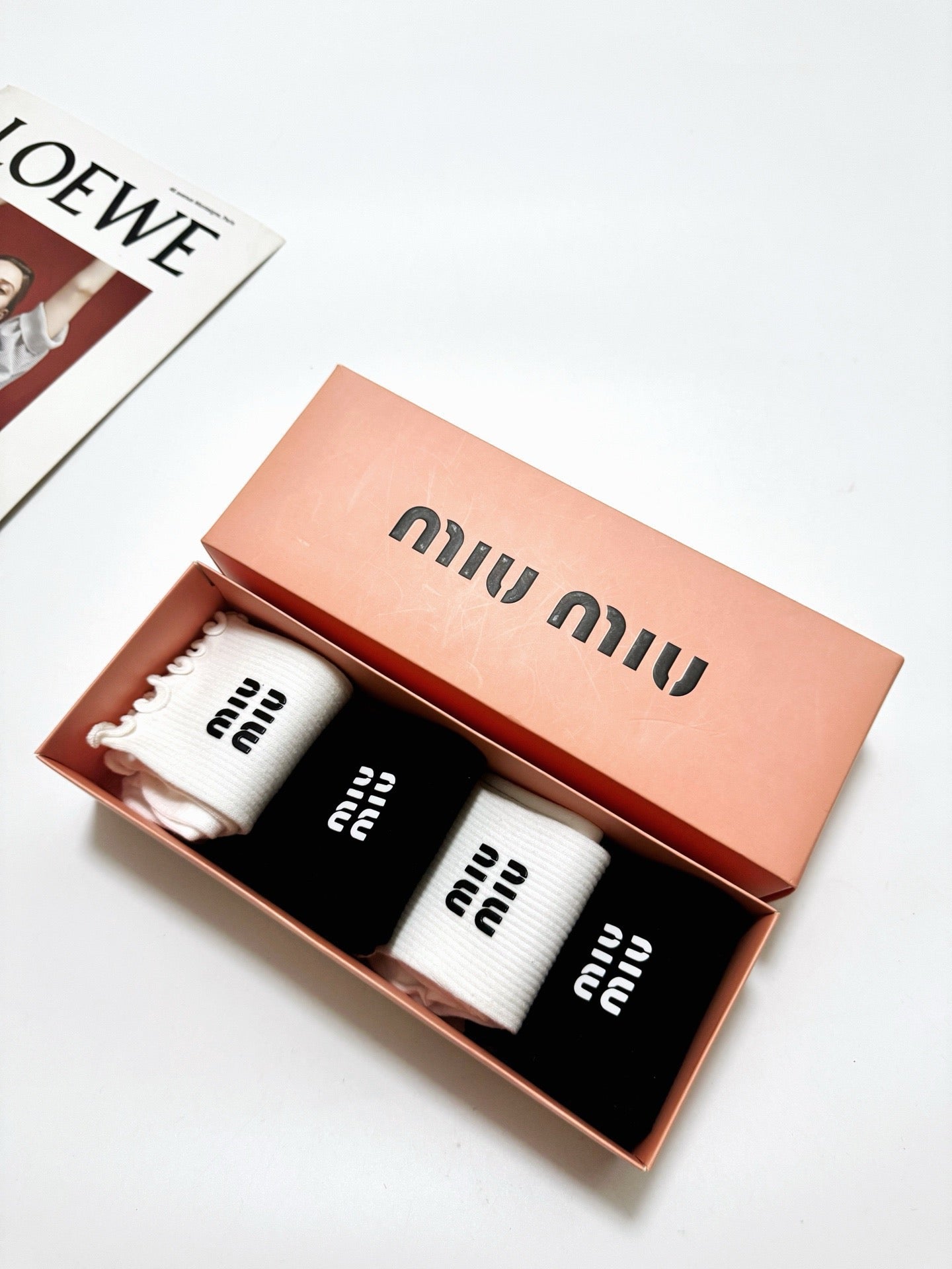 MIUMIU 26S ANKLE SOCKS 417710 (1 BOX)