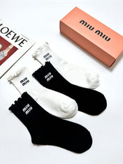 MIUMIU 26S ANKLE SOCKS 417710 (1 BOX)