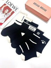 MIUMIU 26S CREW SOCKS 417712 (1 BOX)