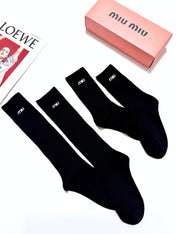 MIUMIU 26S CREW SOCKS 417715 (1 BOX)