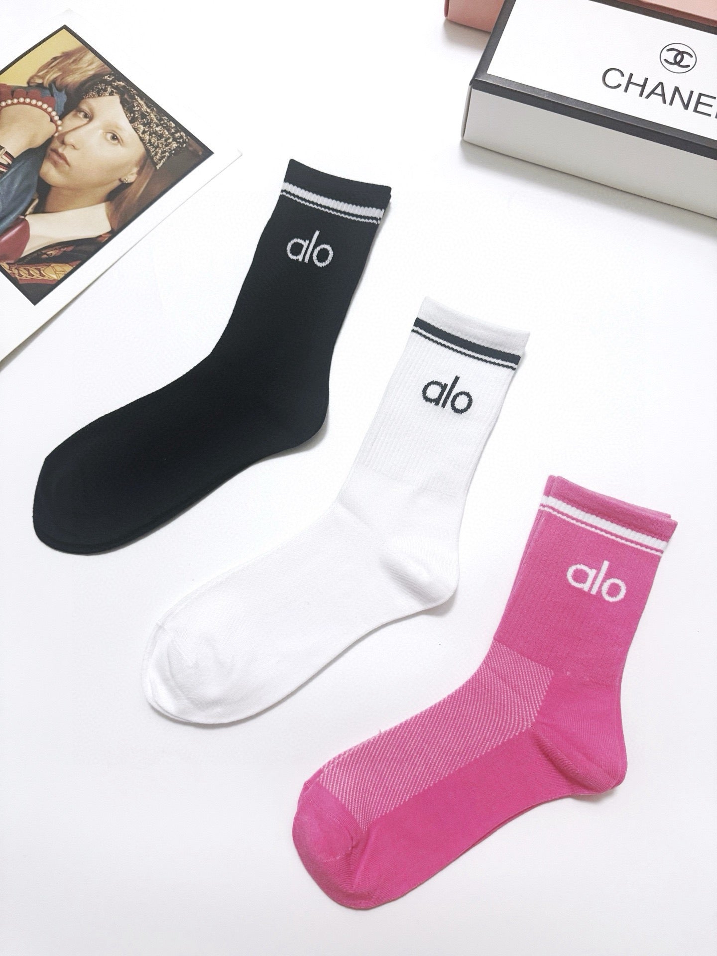 ALO 26S CREW SOCKS 421117 (1 BOX)
