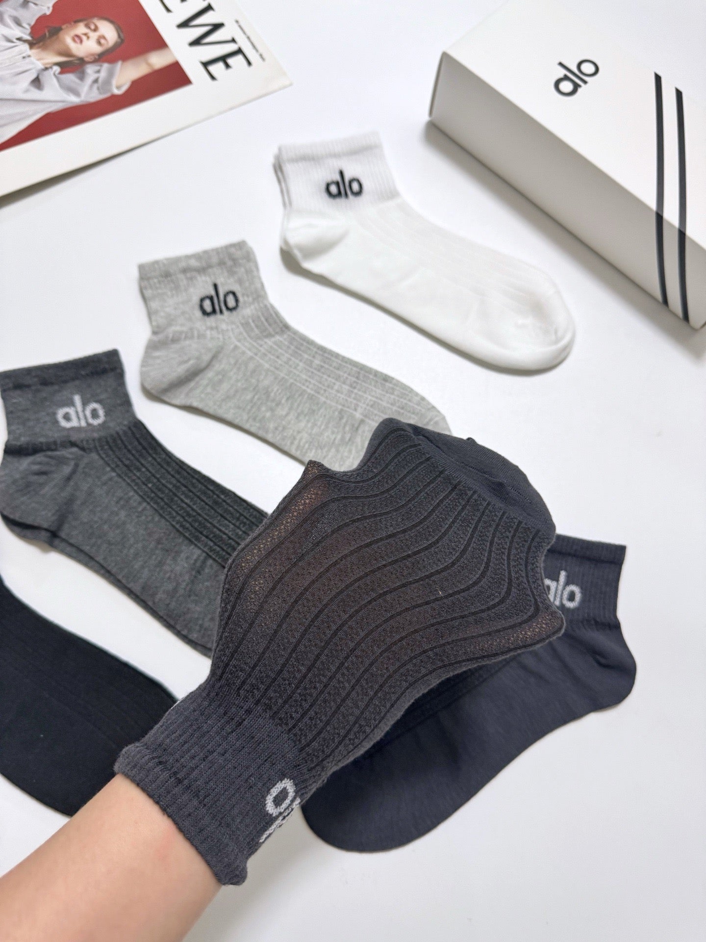 ALO 26S ANKLE SOCKS 423086 (1 BOX)