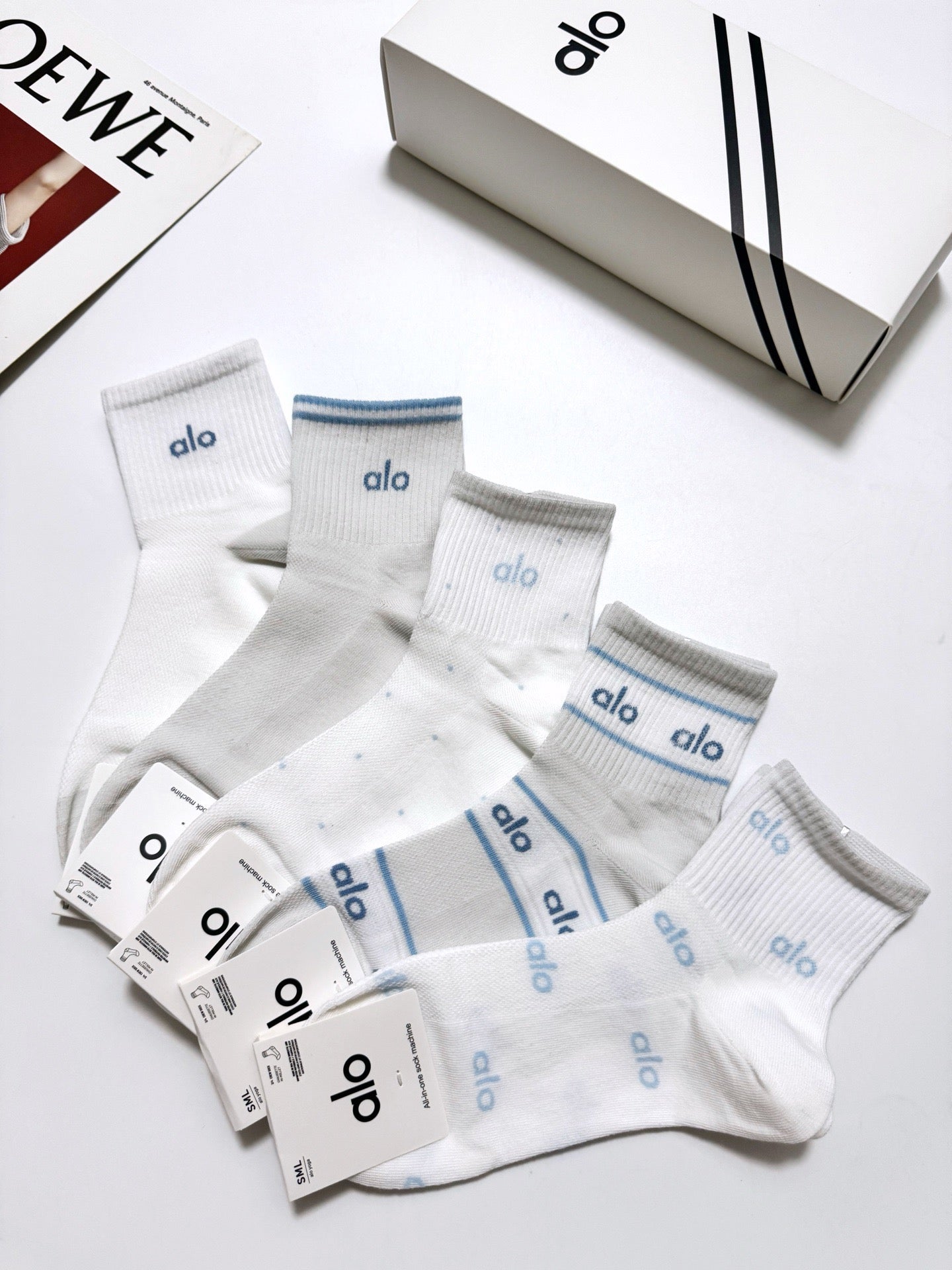 ALO 26S ANKLE SOCKS 425096 (1 BOX)