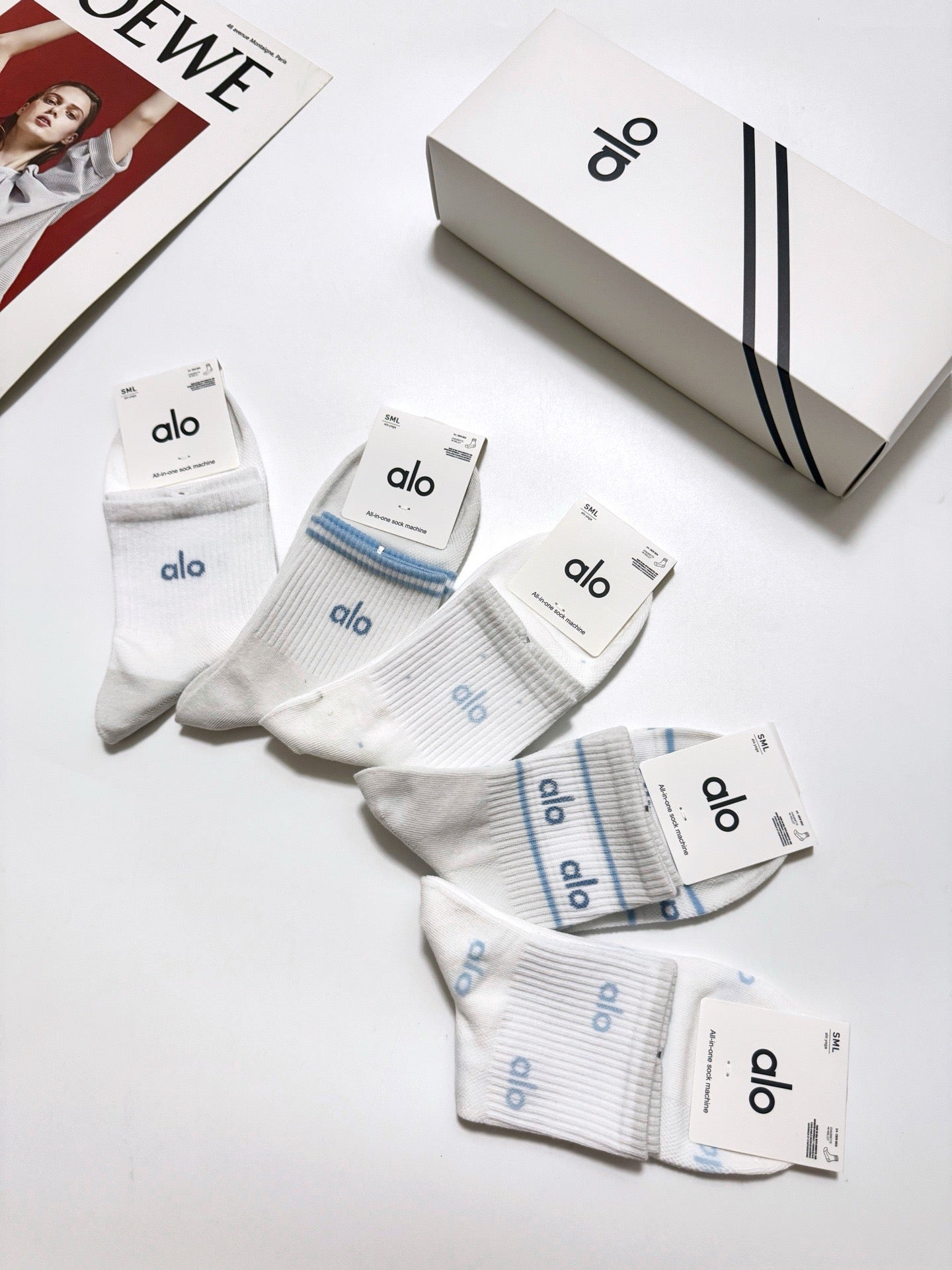 ALO 26S ANKLE SOCKS 425096 (1 BOX)