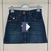 PRADA 26S DENIM MINI SKIRT 1223