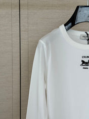 CELINE 26S LONG-SLEEVE CREWNECK T-SHIRT 562