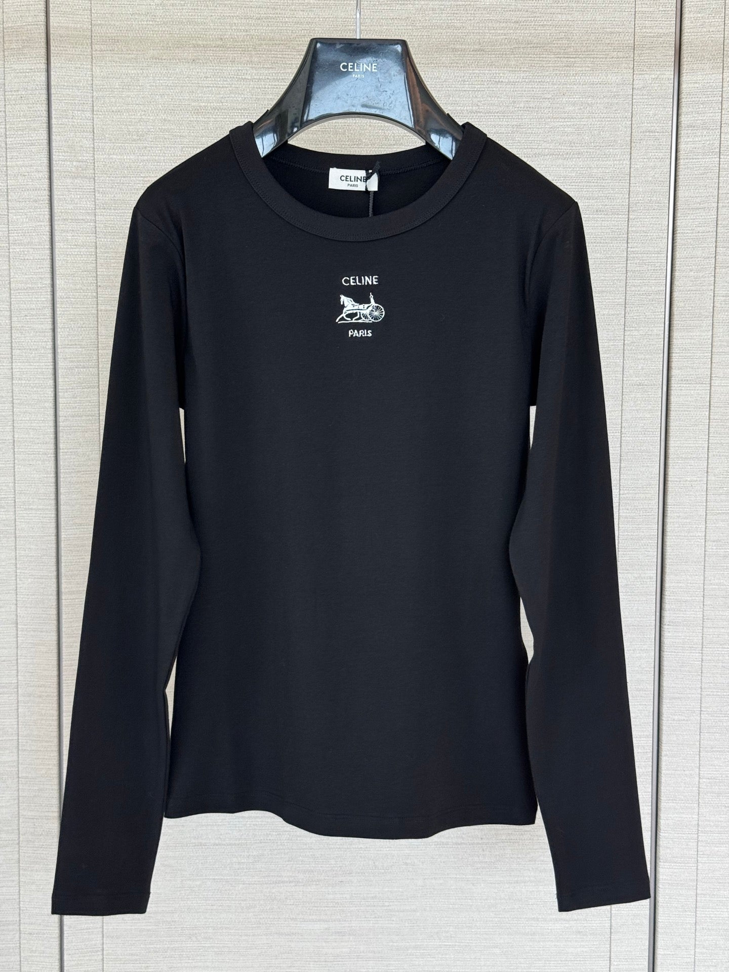 CELINE 26S LONG-SLEEVE CREWNECK T-SHIRT 561