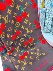 LV SCARF 135 CM IN WOOL MIX SILK 735873