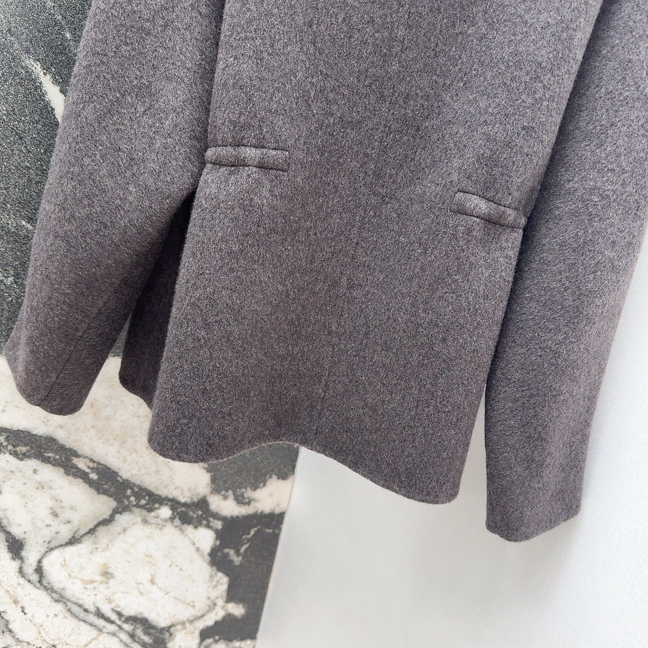 HERMES 25S REVERSIBLE LONG KNIT CARDIGAN 173
