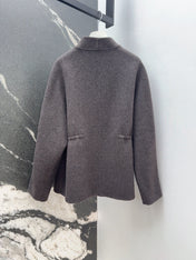 HERMES 25S REVERSIBLE LONG KNIT CARDIGAN 173