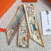HERMES 26S SCARF 86 IN SILK 309598