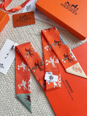 HERMES 26S SCARF 86 IN SILK 309602