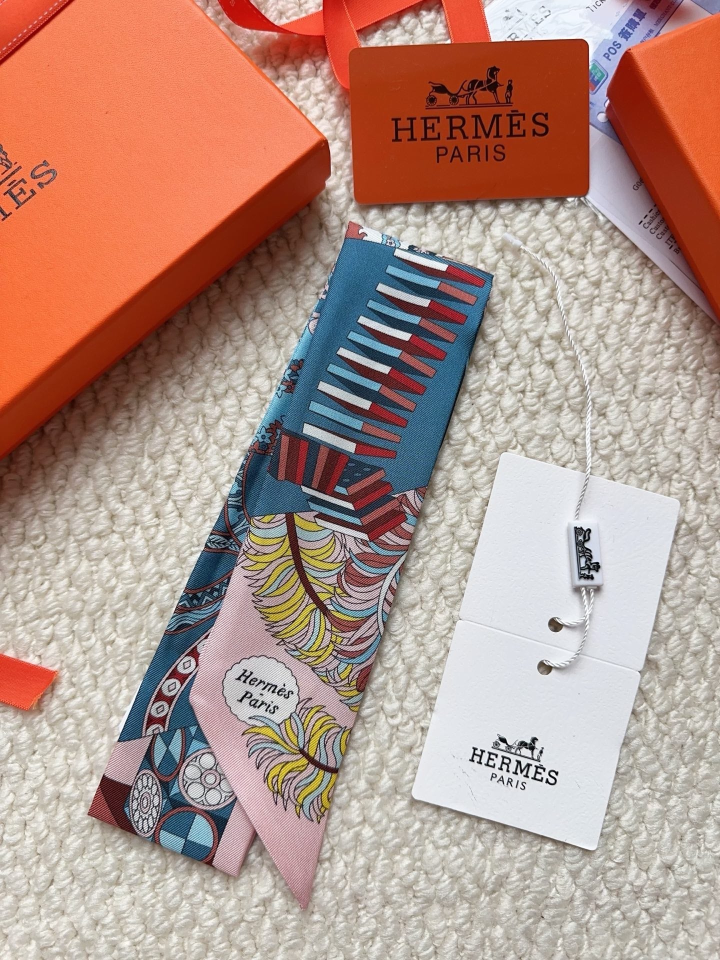 HERMES 26S SCARF 86 IN SILK 309626