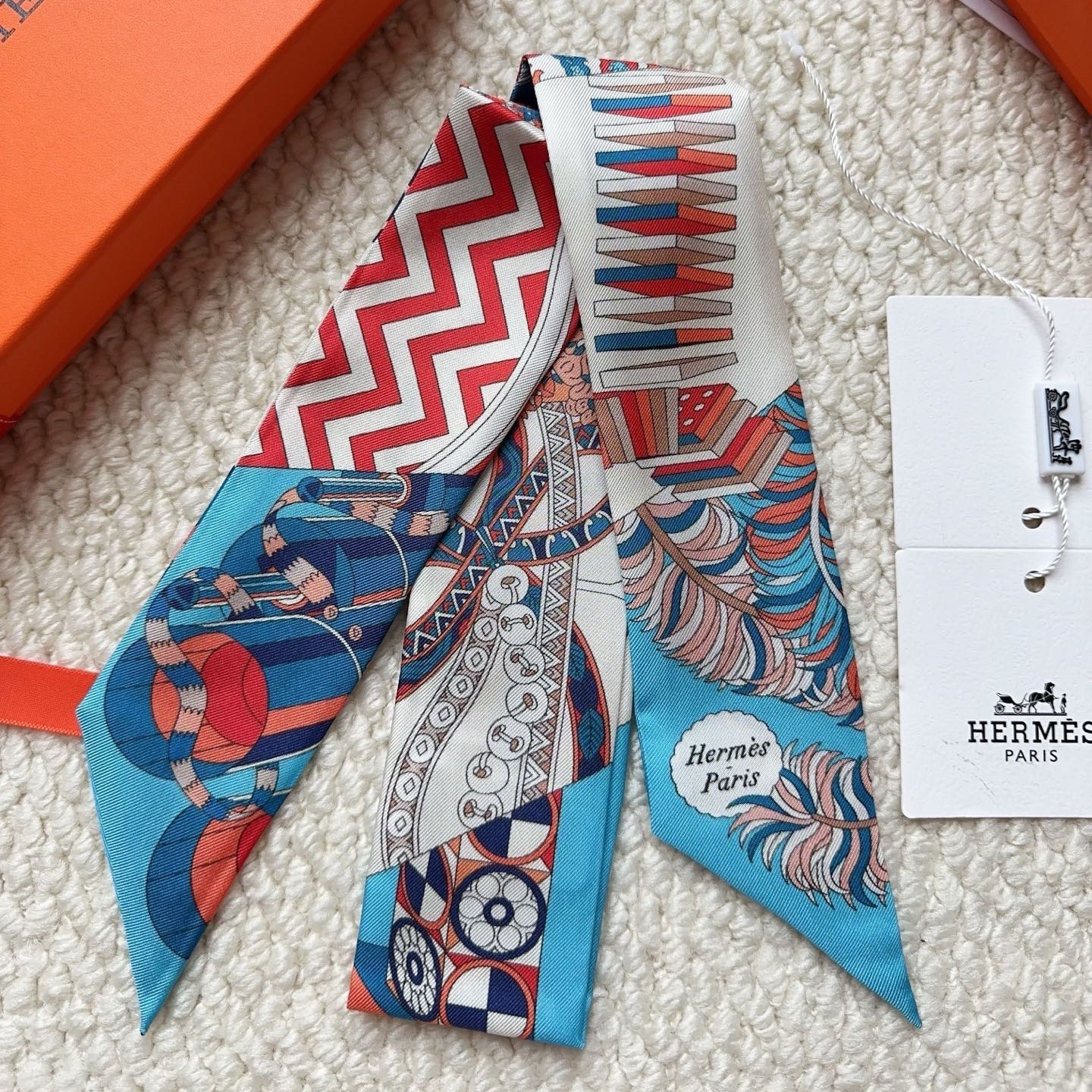 HERMES 26S SCARF 86 IN SILK 309627