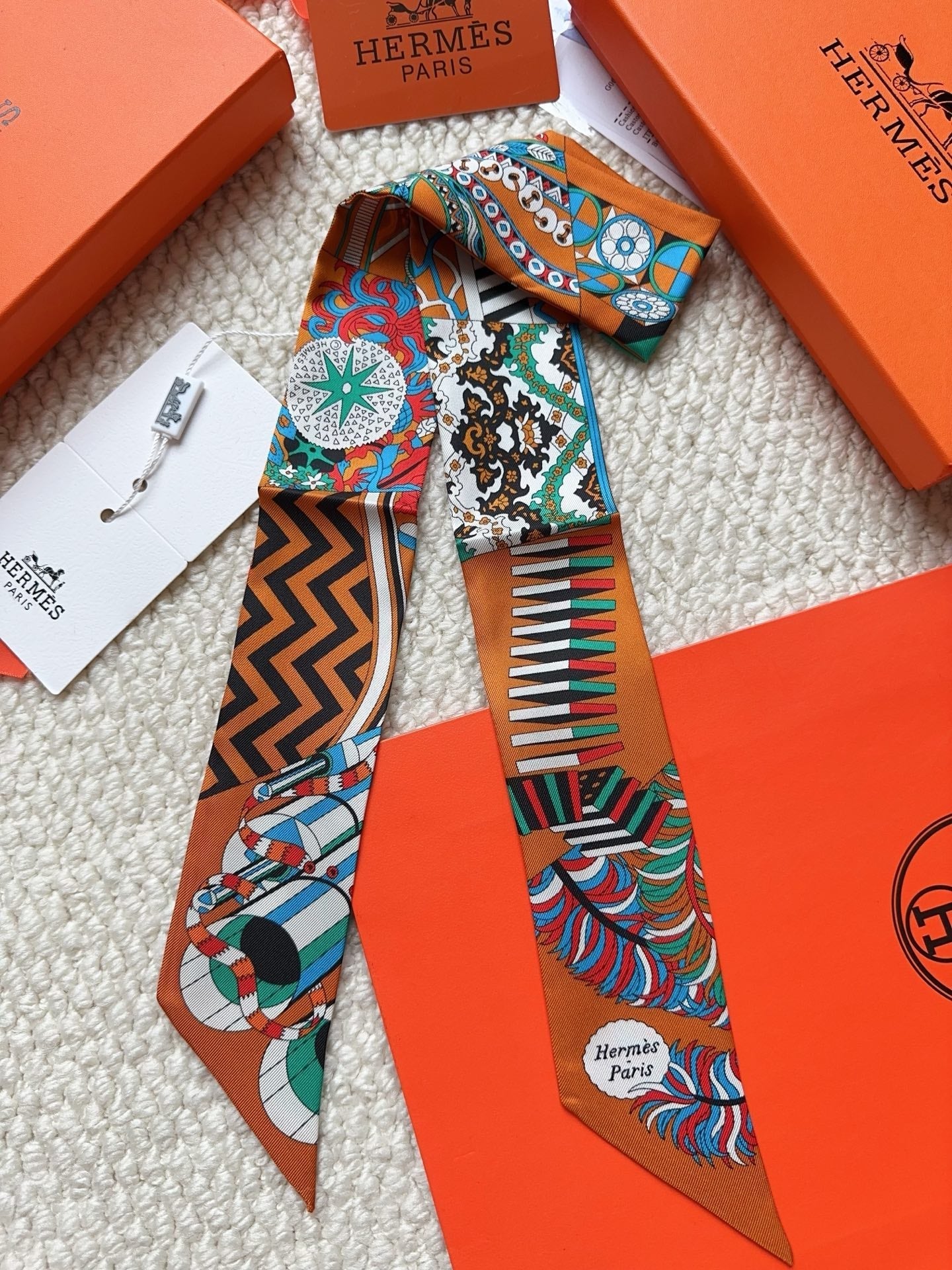 HERMES 26S SCARF 86 IN SILK 309629