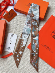 HERMES 26S SCARF 86 IN SILK 309631