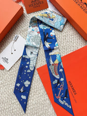 HERMES 26S SCARF 86 IN SILK 309632