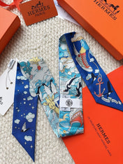 HERMES 26S SCARF 86 IN SILK 309632