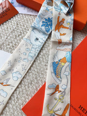 HERMES 26S SCARF 86 IN SILK 309633