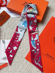 HERMES 26S SCARF 86 IN SILK 309634