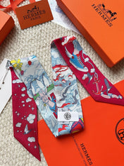 HERMES 26S SCARF 86 IN SILK 309634