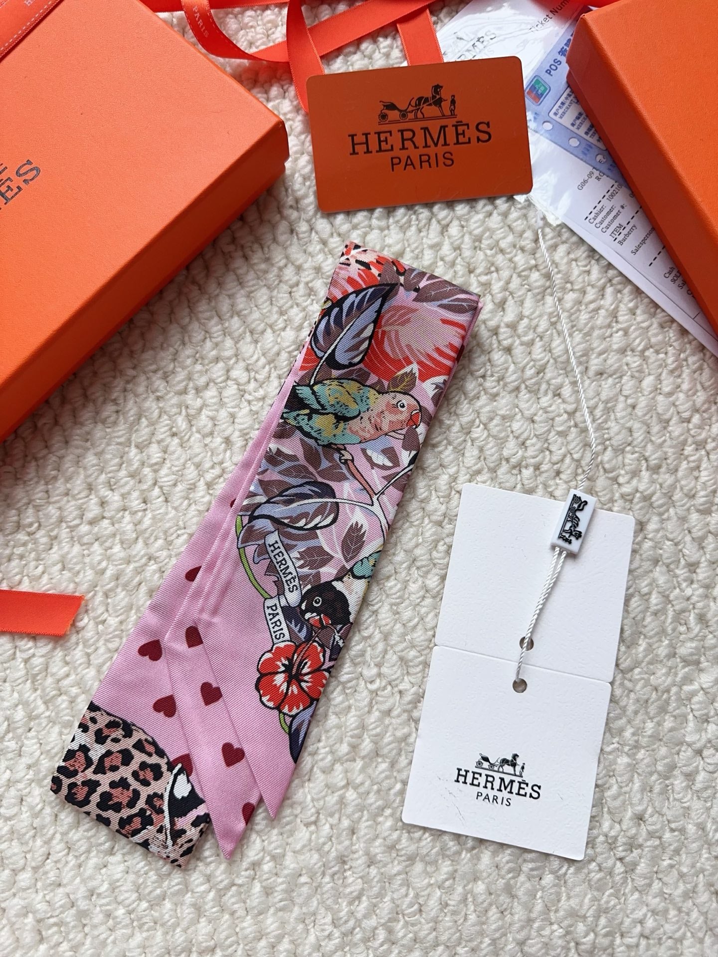 HERMES 26S SCARF 86 IN SILK 309637