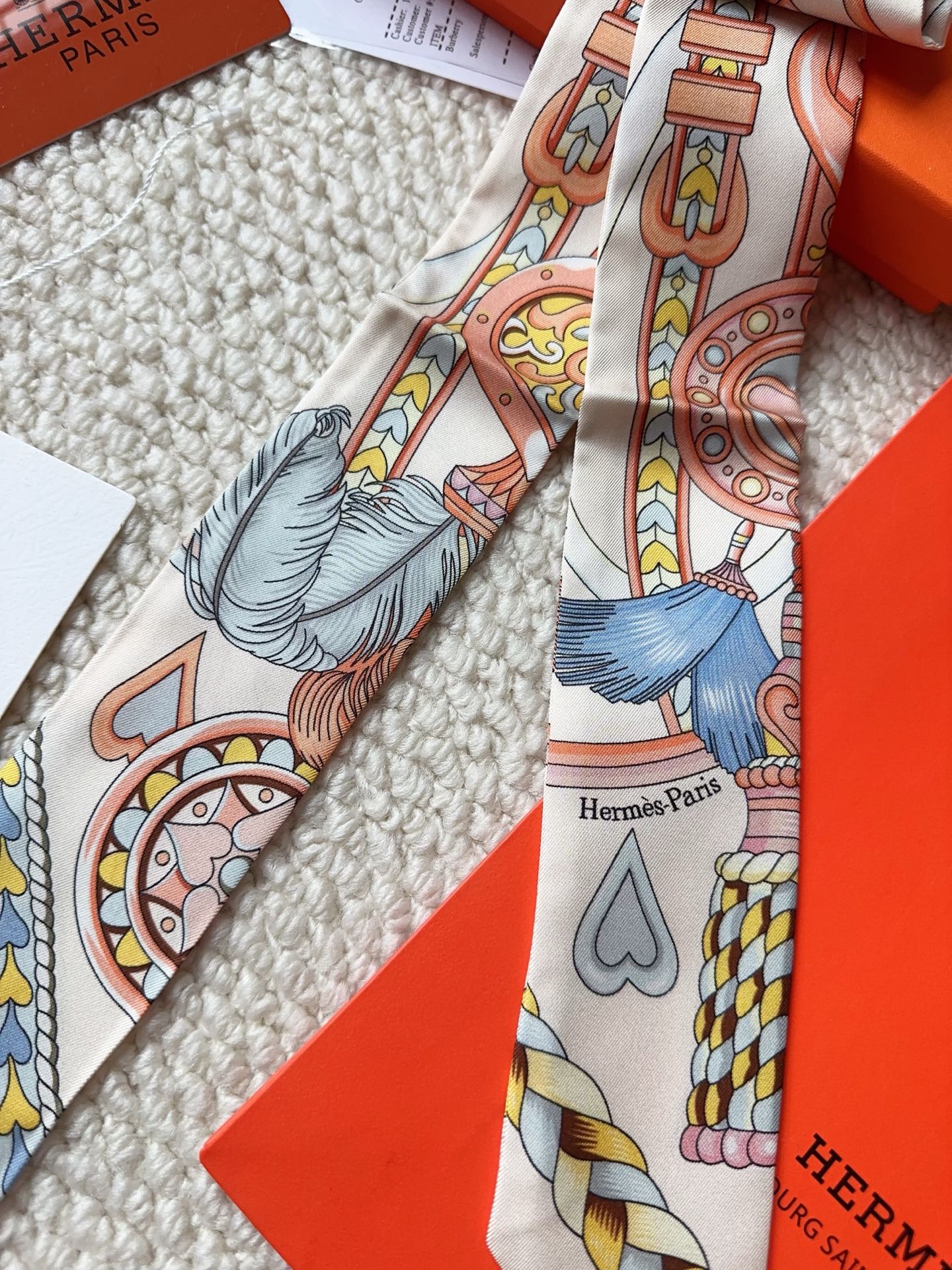 HERMES 26S SCARF 86 IN SILK 309640