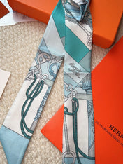 HERMES 26S SCARF 86 IN SILK 309645