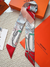 HERMES 26S SCARF 86 IN SILK 309646