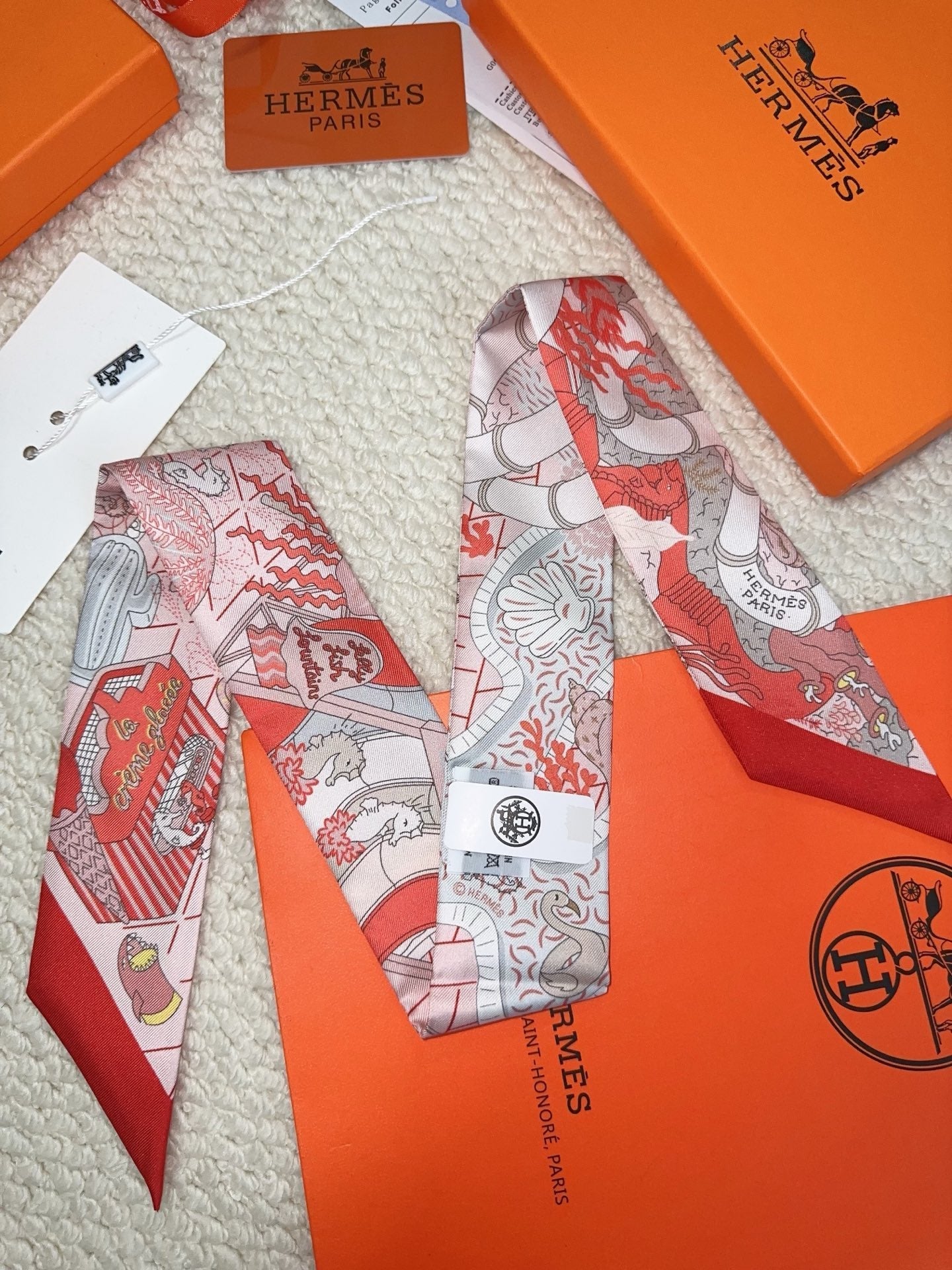 HERMES 26S SCARF 90 IN SILK 309653
