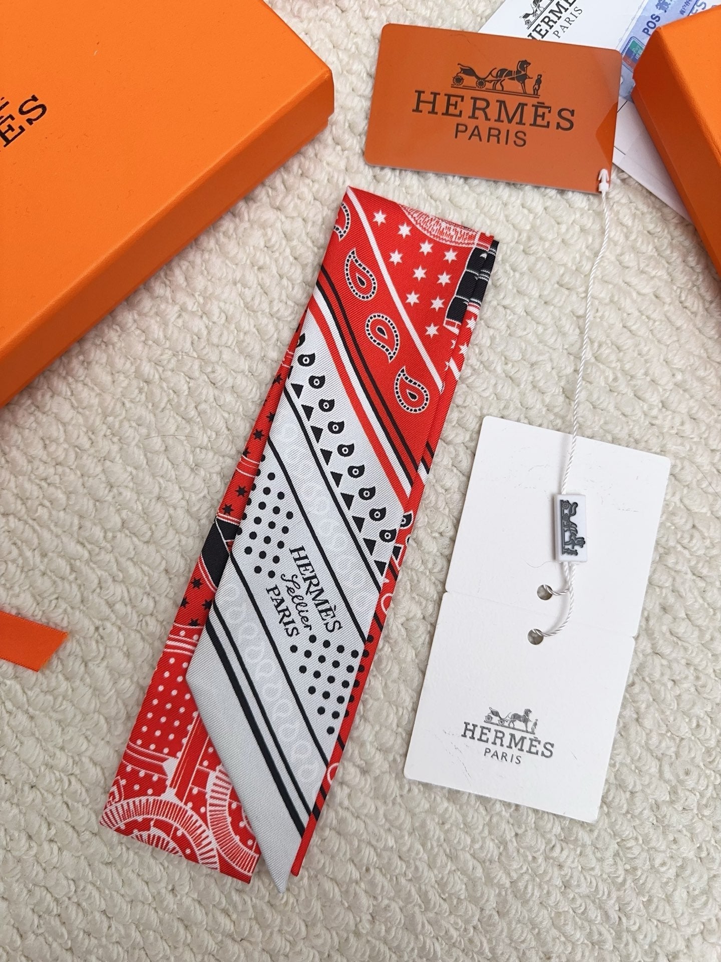 HERMES 26S SCARF 90 IN SILK 309658