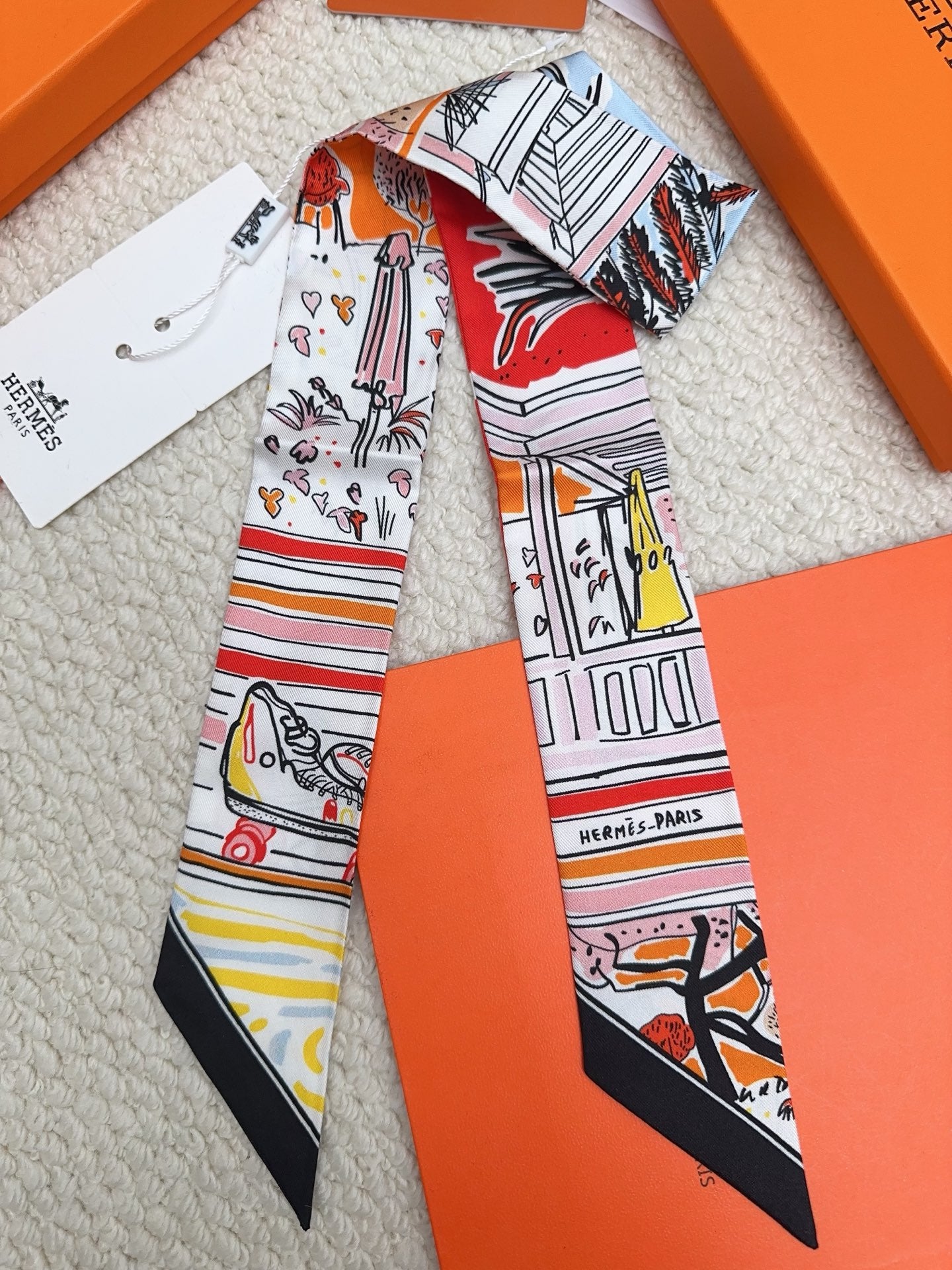 HERMES 26S SCARF 90 IN SILK 309660