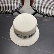 CHANEL 26S BOATER STRAW HAT 337951