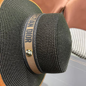 DIOR 26S STRAW BOATER HAT STYLE 152