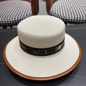 DIOR 26S STRAW BOATER HAT STYLE 153