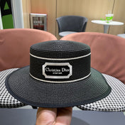 DIOR 26S STRAW BOATER HAT STYLE 133