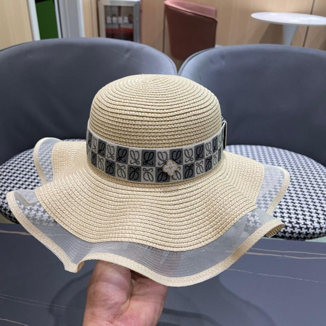 LOEWE 26S WIDE BRIM STRAW SUN HAT STYLE 053