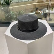 CELINE 26S STRAW BOATER HAT STYLE 141