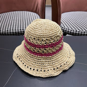 CHANEL 26S RAFFIA BUCKET HAT 335844