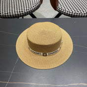 CHANEL 26S STRAW BOATER HAT 335738