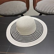 CHANEL 26S WIDE-BRIM STRAW HAT 335717