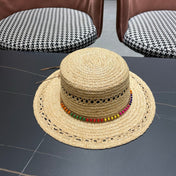 DIOR 26S STRAW BOATER HAT STYLE 210