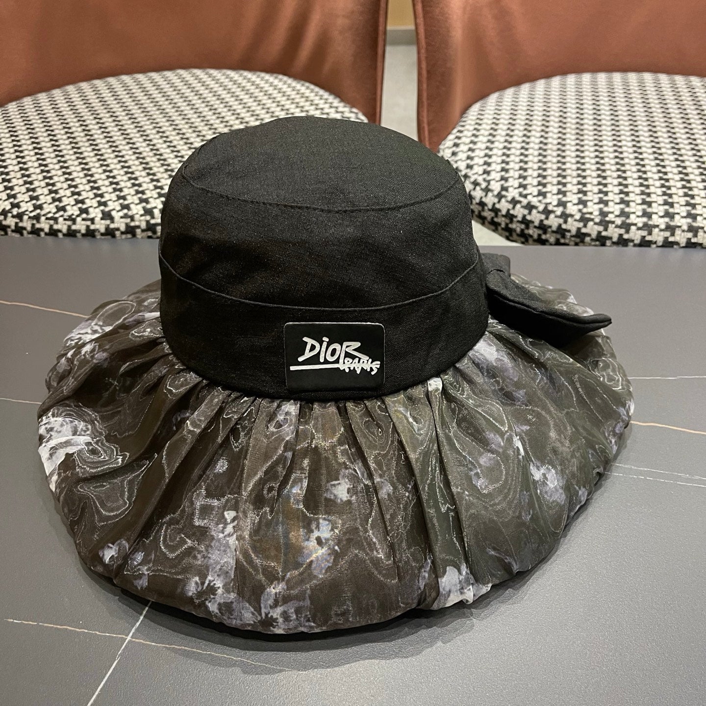 DIOR 26S SUN HAT WITH BOW STYLE 221